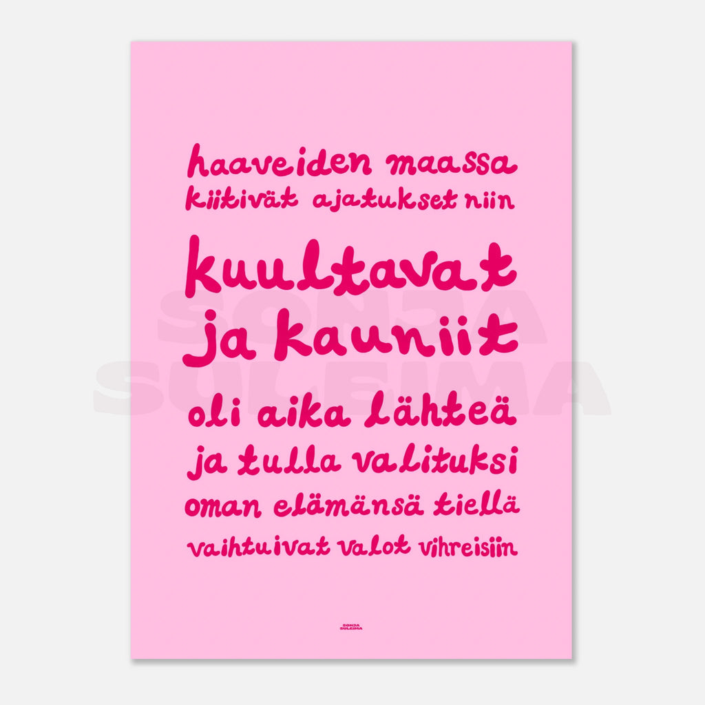 HAAVE – Poetry Art Print