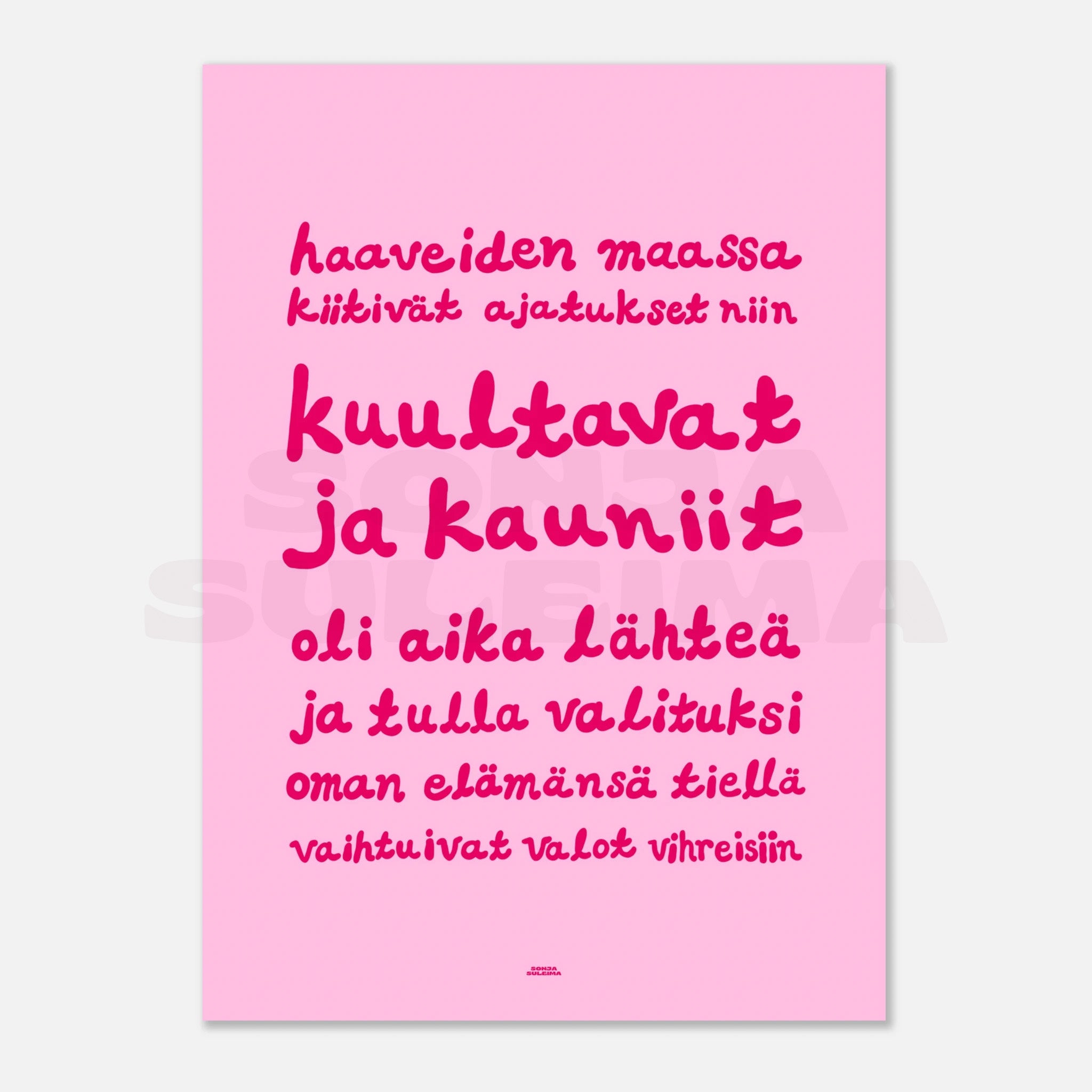 HAAVE – Poetry Art Print