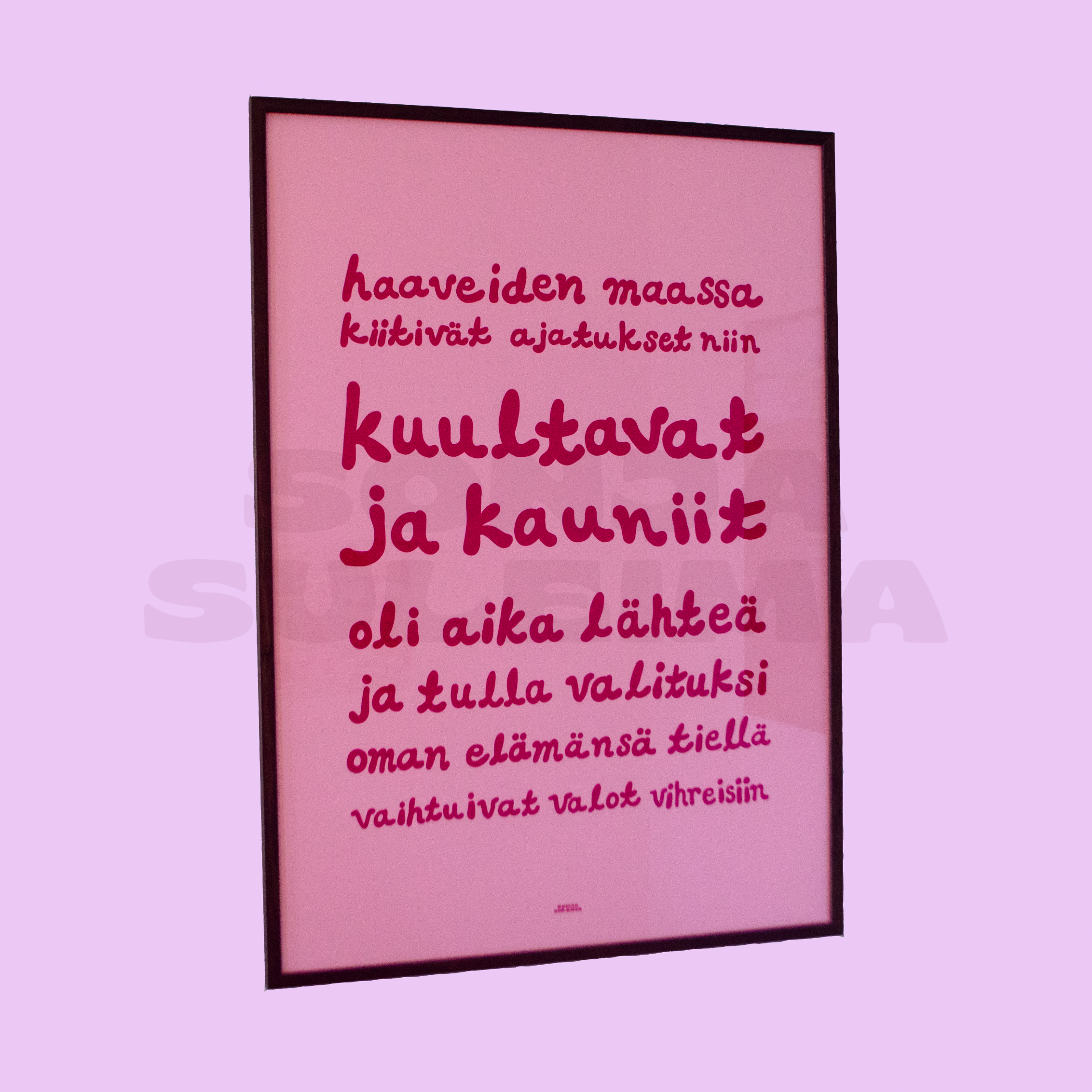 HAAVE – Poetry Art Print