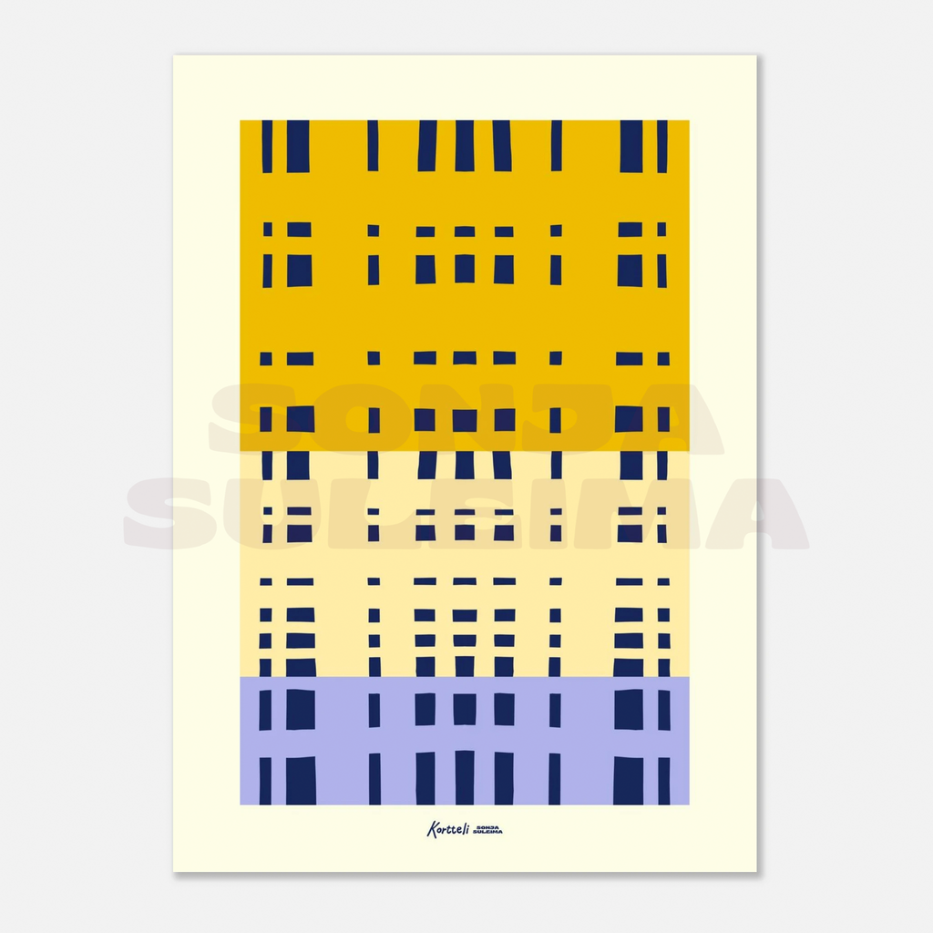 KORTTELI  – Art Print