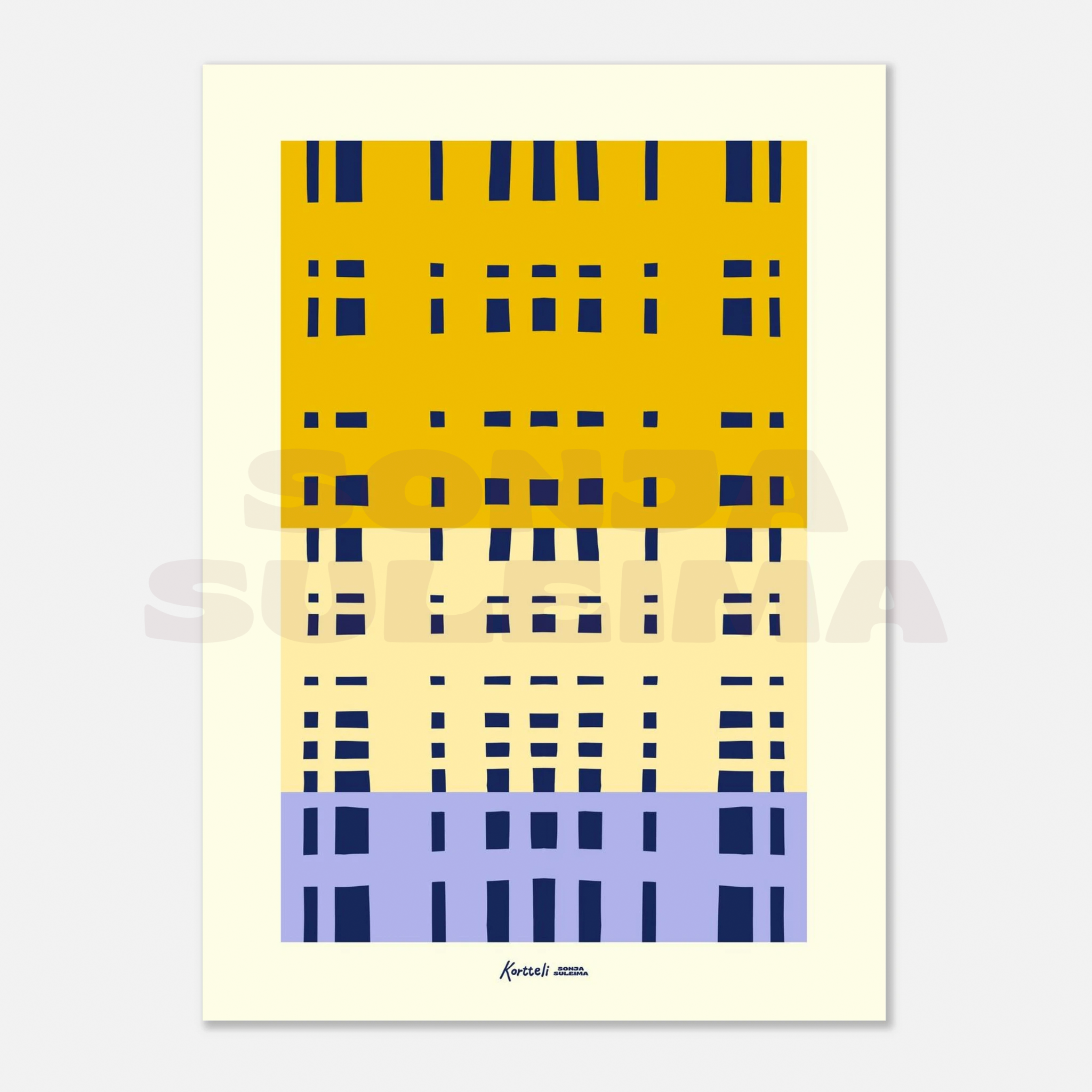 KORTTELI  – Art Print